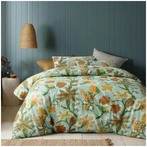 Accessorize Kienze Washed Cotton Printed Quilt Cover Set King