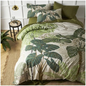 Accessorize Monkey Palm Cotton Quilt Cover Set King
