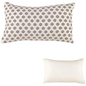 Accessorize Norah Grey Rectangular Filled Cushion 30cm x 50cm