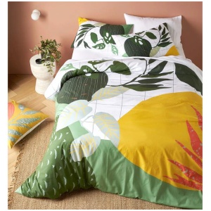 Accessorize Ren Multi Cotton Quilt Cover Set Queen