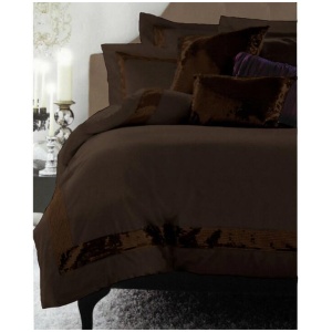 Accessorize Sequins Chocolate Quilt Cover Set King