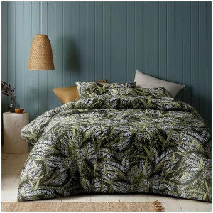 Accessorize Styx Washed Cotton Printed Quilt Cover Set Queen