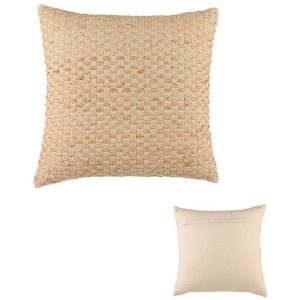 Accessorize Tami Cotton/Jute Square Filled Cushion 45cm x 45cm