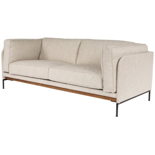 Allerdale 2.5 Seater Fabric Sofa, Cobblestone Grey