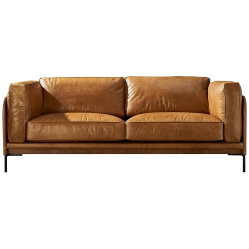 Allerdale 2.5 Seater Leather Sofa, Natural Tan