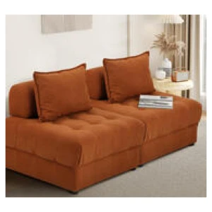 Alma 2 Seater Sofa Brown