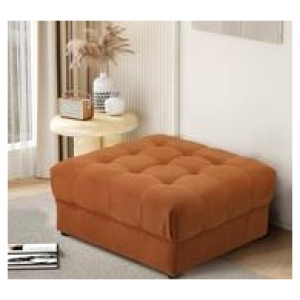 Alma Ottoman Brown 1 Seater