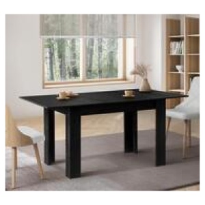 Amberdale 6 Seater Extendable Dining Table Black
