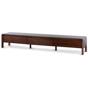 Amparo 2.2m TV Entertainment Unit - Walnut by Interior Secrets - AfterPay Available