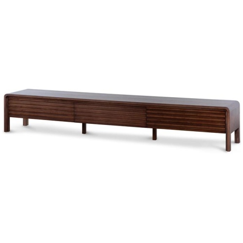 Amparo 2.2m TV Entertainment Unit - Walnut by Interior Secrets - AfterPay Available