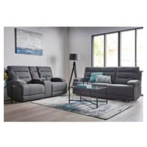 Anderson 3 Seater Electric Recliner Grey