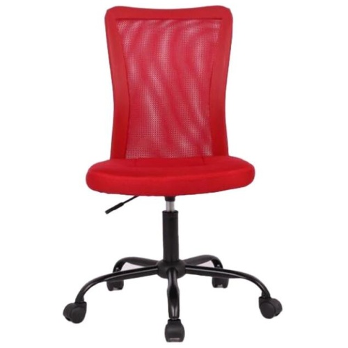 Andra Ergonomic Mesh Low Back Office Chair - Red