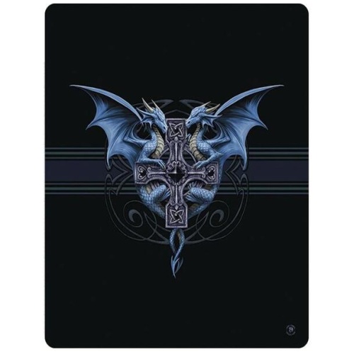 Anne Stoke Dragon Duo Polar Fleece Throw