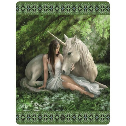 Anne Stoke Pure Heart Polar Fleece Throw