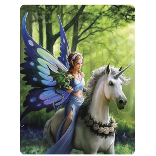 Anne Stoke Realm Of Enchantment Polar Fleece Throw