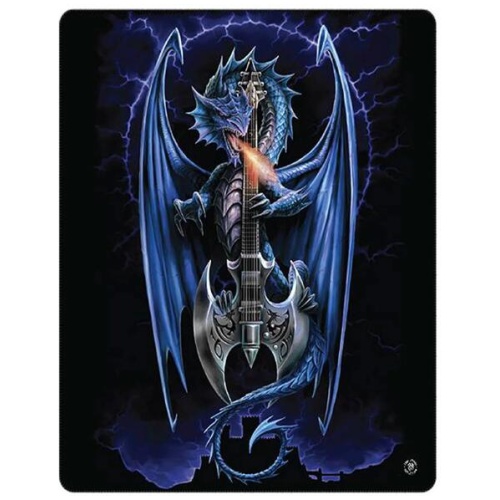 Anne Stokes Power Chord Polar Fleece Throw