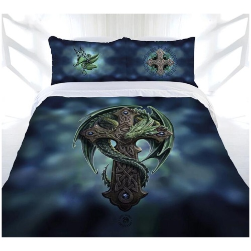 Anne Stokes Woodland Guardian Quilt Cover Set Queen