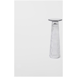 Anthea Glass Candle Holder - Smoke
