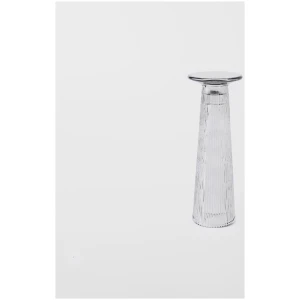 Anthea Glass Candle Holder - Smoke
