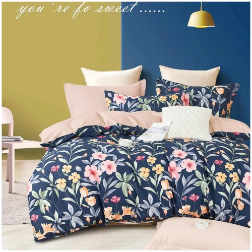 Ardor 250TC Ariana Floral Cotton Sateen Quilt Cover Set King