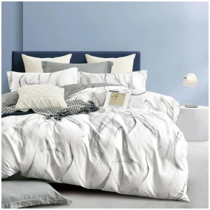 Ardor 250TC Vander Cotton Sateen Quilt Cover Set Queen