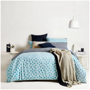 Ardor Coast Reversible Quilt Cover Set QUEEN