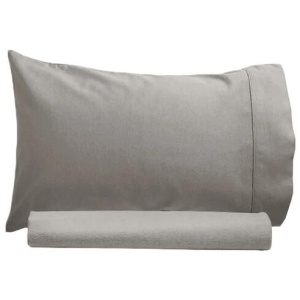 Artex 250TC 100% Cotton Sheet Set Single Grey