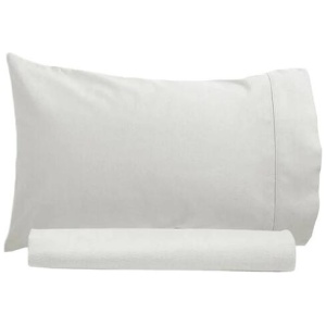 Artex 250TC 100% Cotton Sheet Set Single Off White