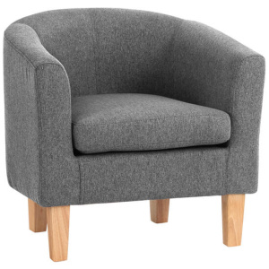 Artiss Abby Fabric Armchair - Grey