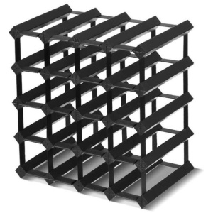Artiss Wine Rack 20 Bottle Black