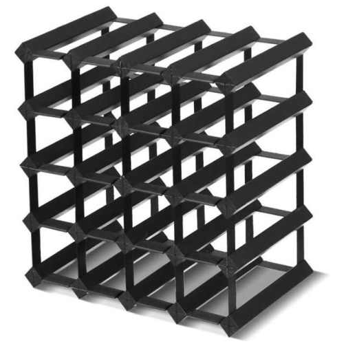 Artiss Wine Rack 20 Bottle Black