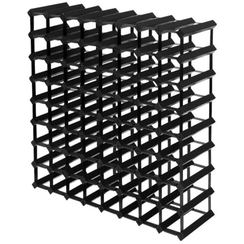 Artiss Wine Rack 72 Bottle Black