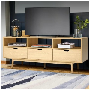Artiss Wooden Scandinavian Entertainment Unit - Natural