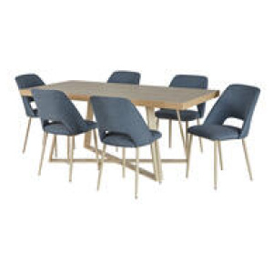 Ashton 6 Seater Dining Table Brown