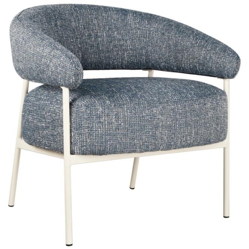 Asika Fabric Armchair - Prussian Blue by Interior Secrets - AfterPay Available