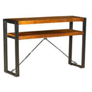 Astra 2 Shelf Hall Table Neutral