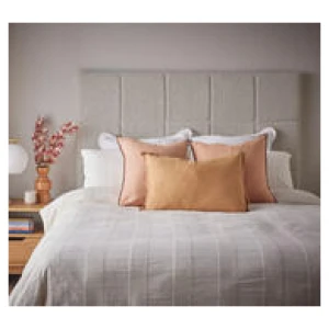 Atlas Double Bedhead Grey