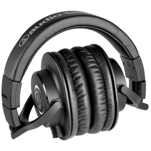 Audio-Technica ATH-M40x Studio Monitor Over-Ear Headphones (Black)