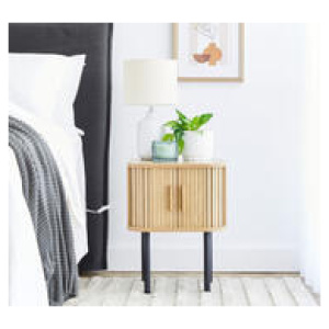 Aurora Bedside Table Neutral