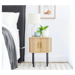 Aurora Bedside Table Neutral