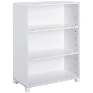 Axis 3 Tier Bookcase Storage - White by Interior Secrets - AfterPay Available