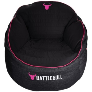 BattleBull Bunker Bean Bag - Black/Pink