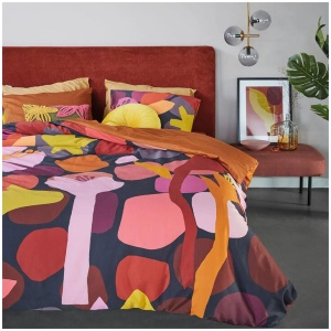 Bedding House Candy Multi Cotton Sateen Quilt Cover Set King