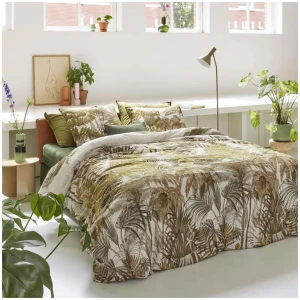Bedding House Caribe Ochre Cotton Quilt Cover Set King