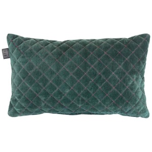 Bedding House Equire Luxury Cotton Filled Oblong Cushion Green