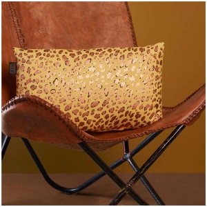 Bedding House Felidea Yellow Filled Oblong Cushion