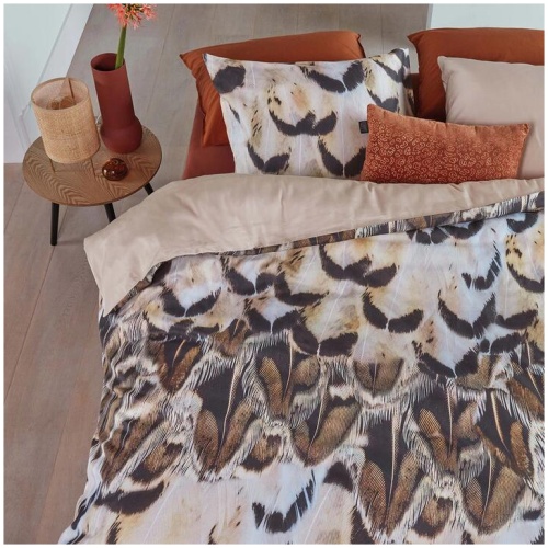 Bedding House Giselle Natural Cotton Sateen Quilt Cover Set King