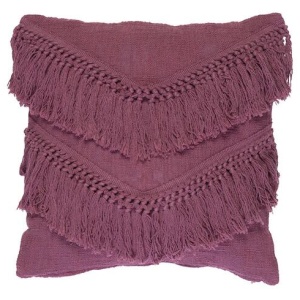 Bedding House Heather Plum (Also known as Red) Luxury Cotton Filled Cushion