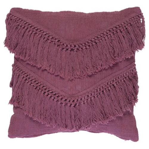 Bedding House Heather Plum (Also known as Red) Luxury Cotton Filled Cushion