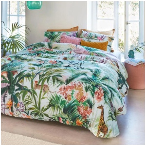 Bedding House Paradise Lost Multi Cotton Quilt Cover Set King